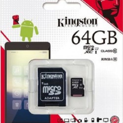 Thẻ nhớ  kington 64GB MicroSDHC Class 10 Hàng chính hãng- Tem Vĩnh Xuân